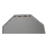 beveled hexagonal mirror