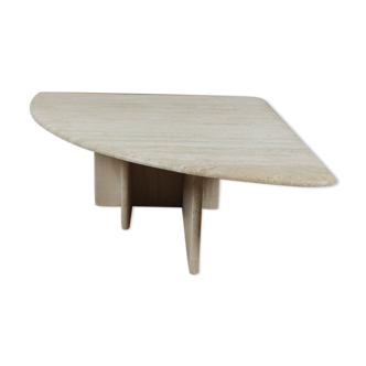 80s travertine coffee table