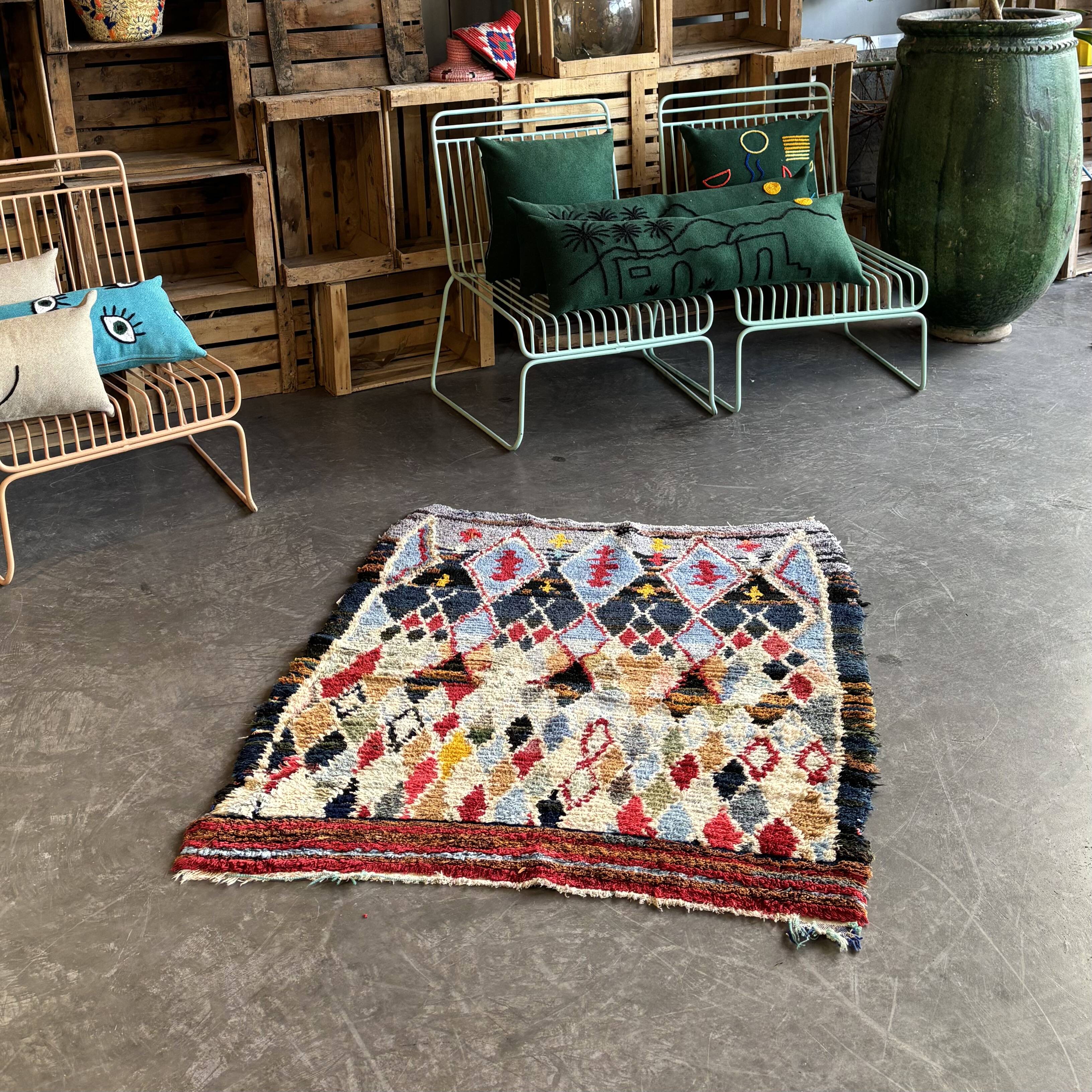 Berber Boucherouite rug