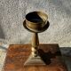 Ancient altar candle holder, bronze candle spike.