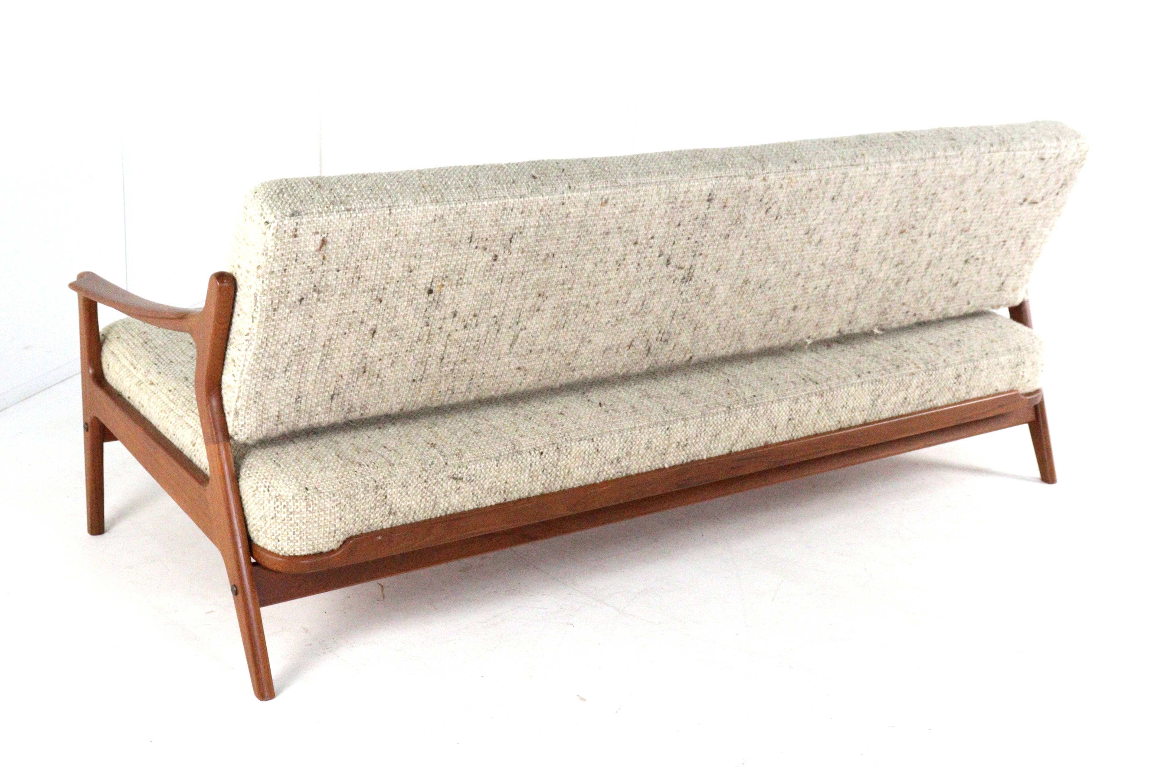 Arne Wahl Iversen pour lit de jour / canapé-lit Komfort - design danois en teck