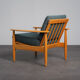 Chaise longue moderne scandinave, Danemark, années 1970