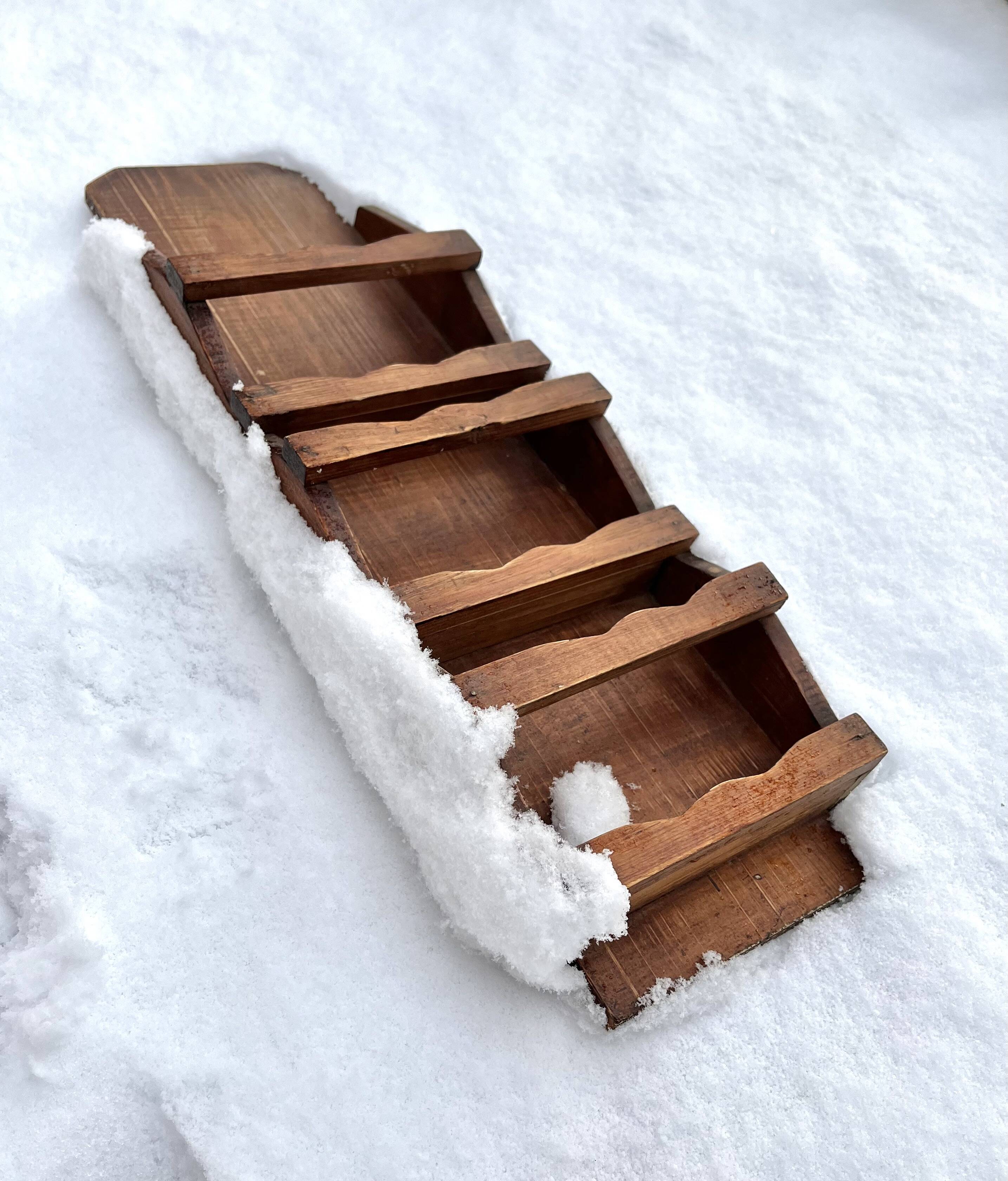 Old wall shelf for postcards or mail
