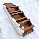 Old wall shelf for postcards or mail