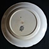 Talking plate with theme Sarreguemines series at the acclimatization garden