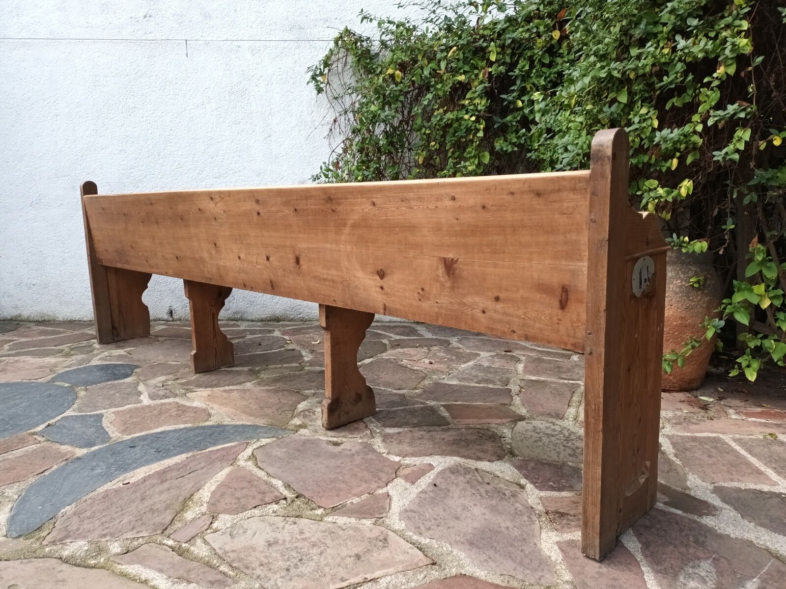 Old church pew, 263 cm