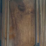 Large Louis XV style gendarme's hat-shaped wardrobe