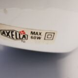 Large table lamp in white porcelain, designed by Axel Larsen for his own company Axella  in the 70s