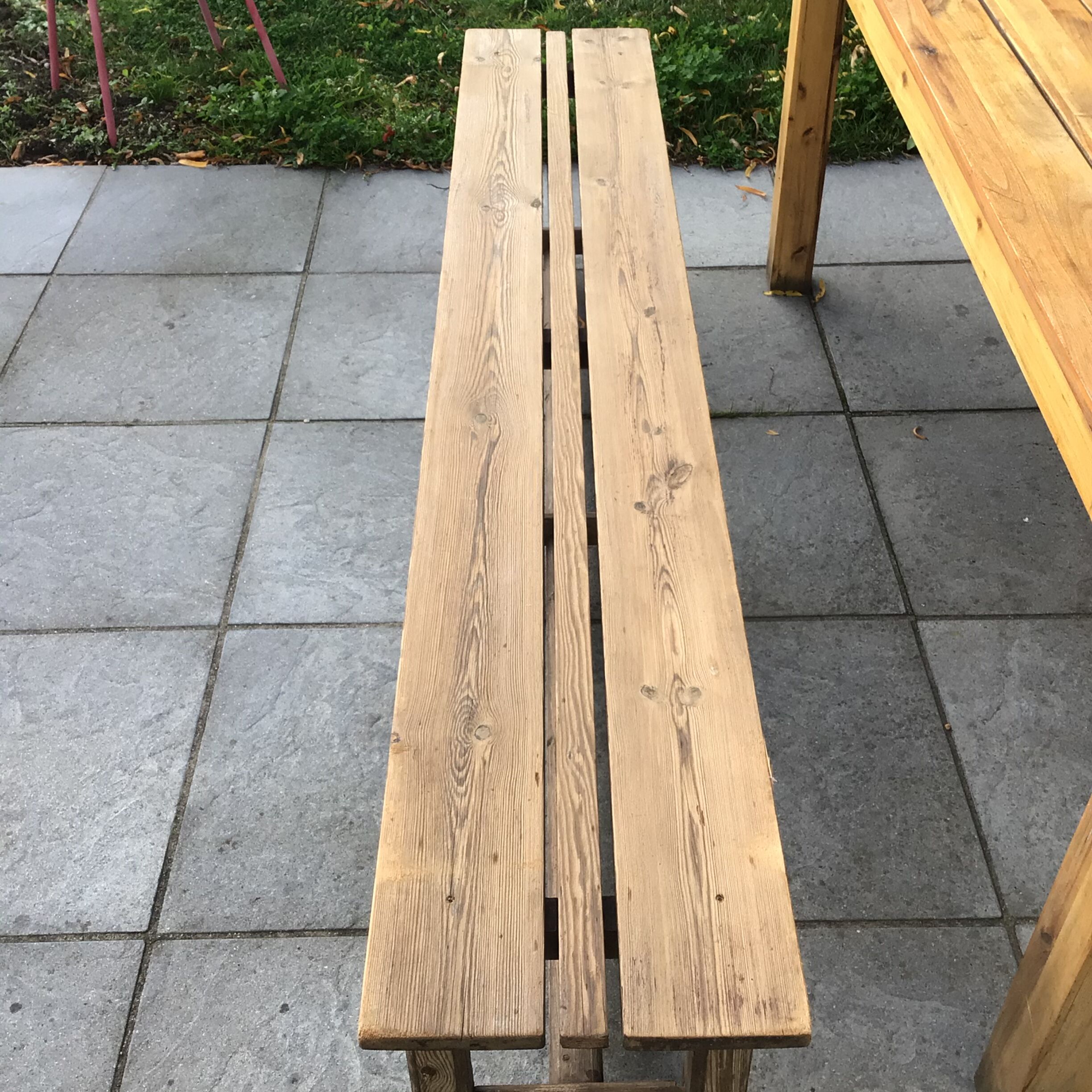 Pair of farm benches