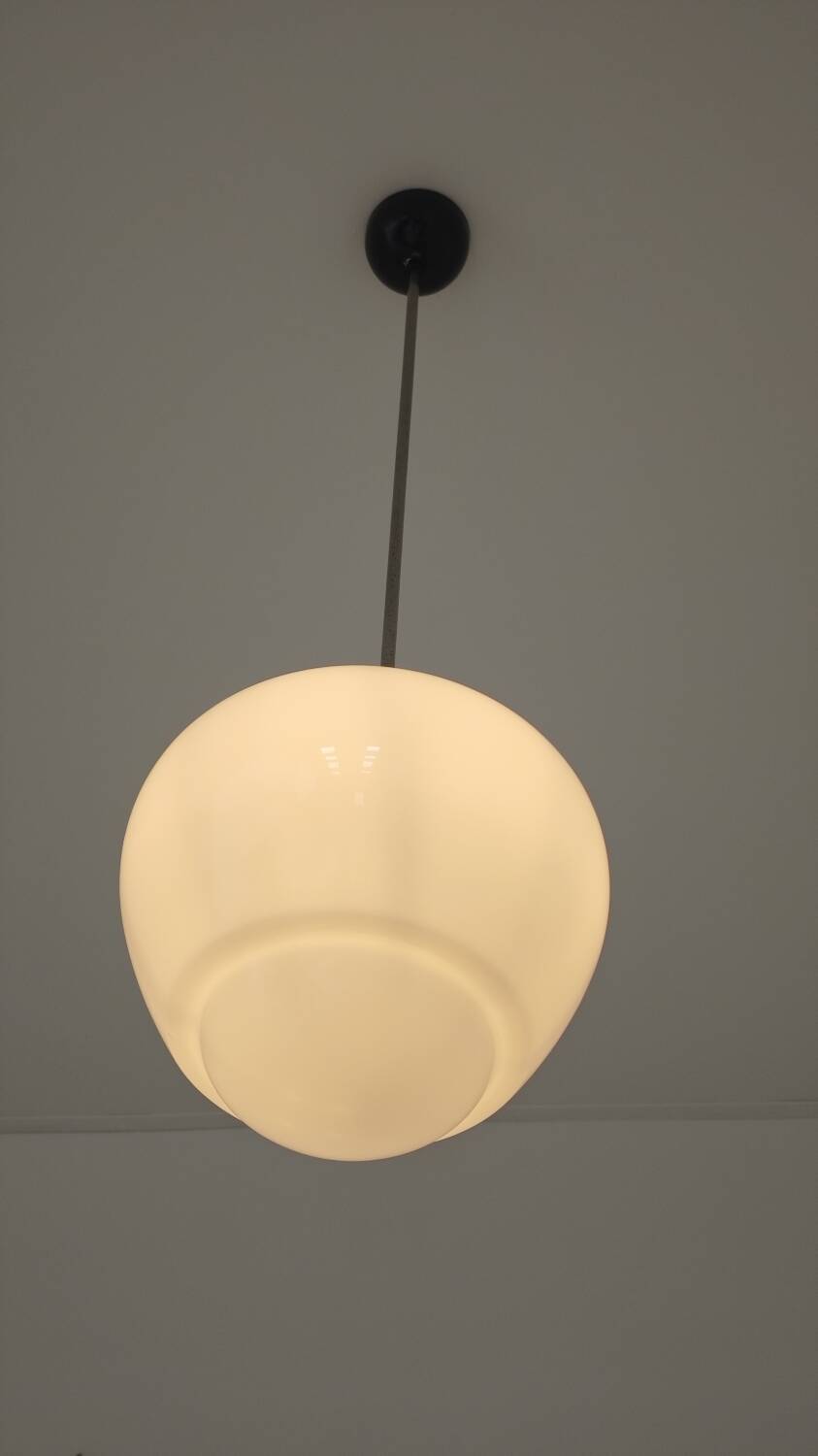 Czechoslovak opaline and Bakelite Bauhaus suspension