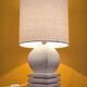 Solid stone lamp and lampshade - design DLG Albert Tormos