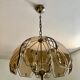 Golden Italian chandelier 4 burners 1970