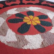 Bohemian chair, Suzani embroidery armchair with bergere style
