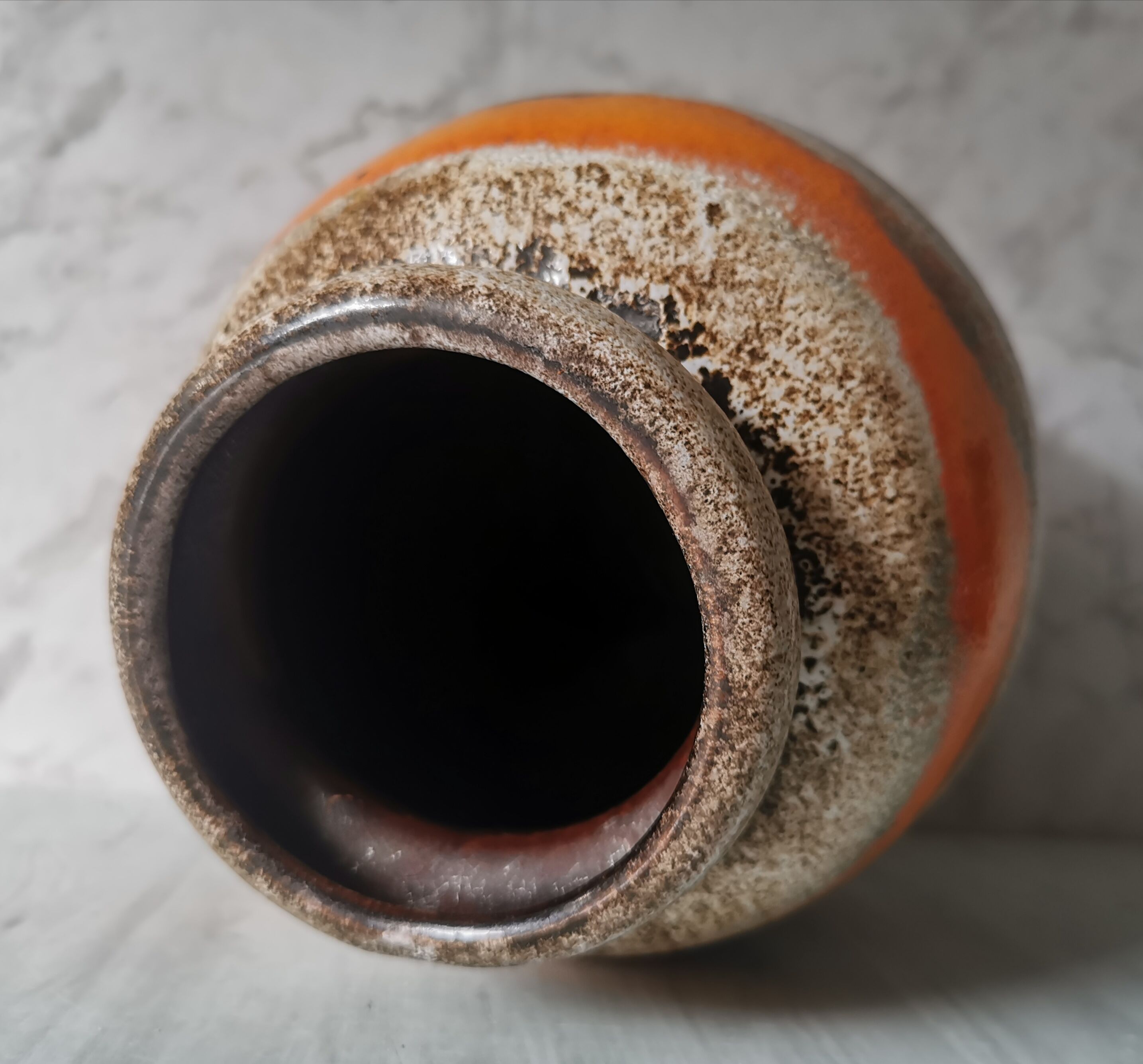 Vase ball fat lava Sheurich 284-19