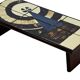 Vintage plant table small side table with rosewood tiles