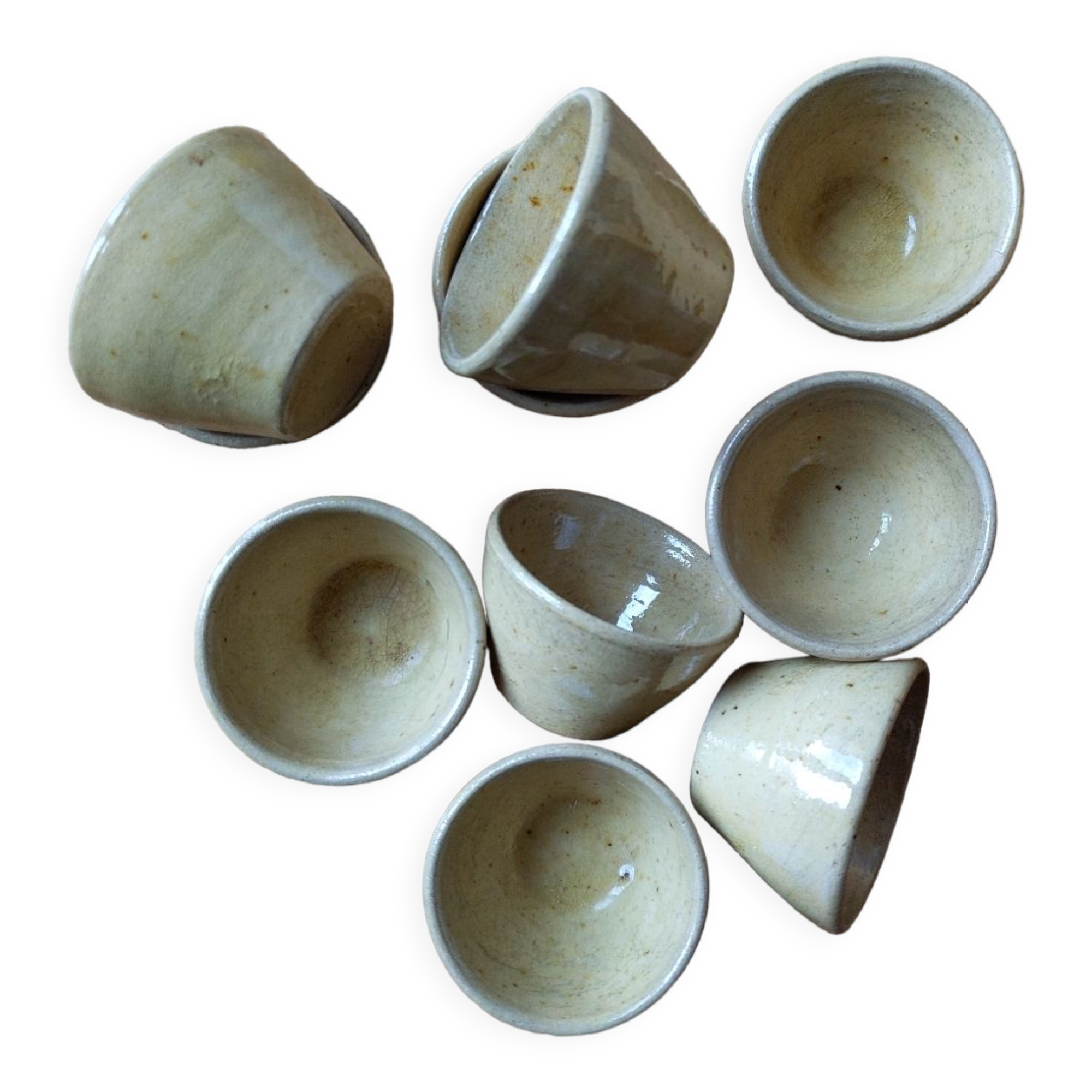 Decorative antique stoneware pots or kitchen