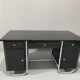 Bureau moderniste tchécoslovaque en chrome et bois, années 1950, Europe