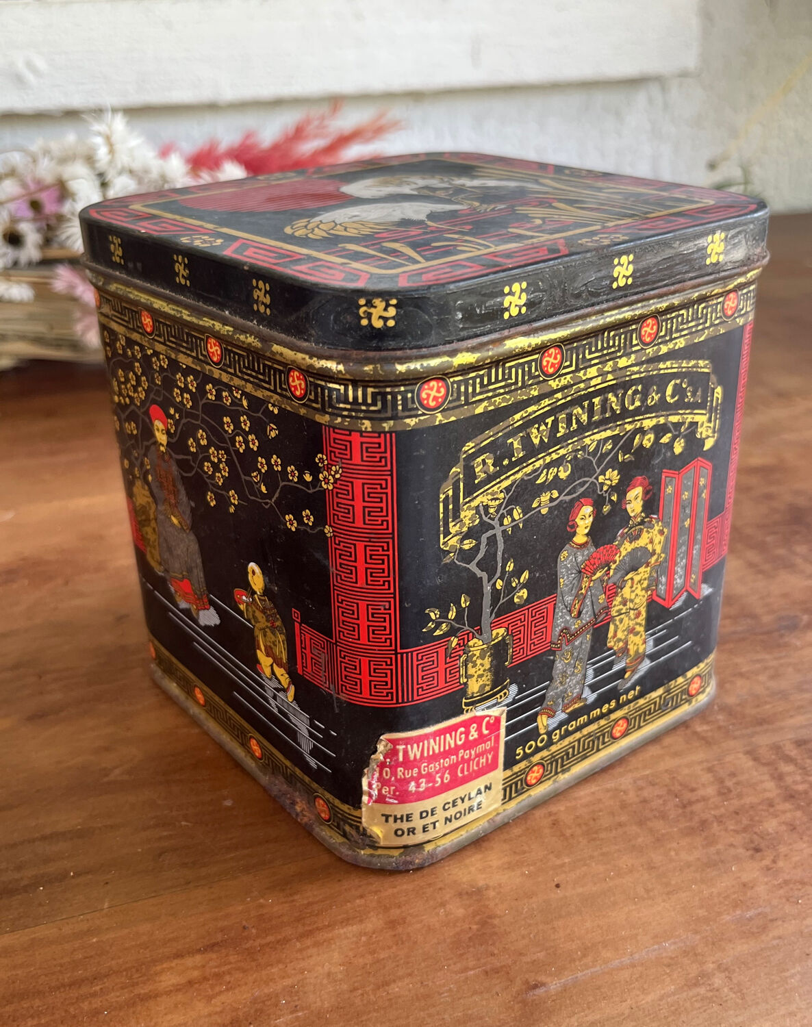 Old tea box