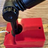 Vintage 70's red desk lamp.