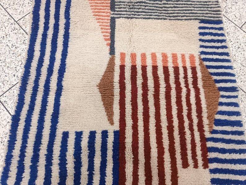 Handmade Beni Ouraine rug, size 150 x 250 cm