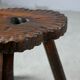 Paire de tabourets en bois, art populaire espagnol
