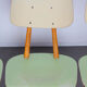 Suite de 3 chaises produites par Ton dans les années 1960