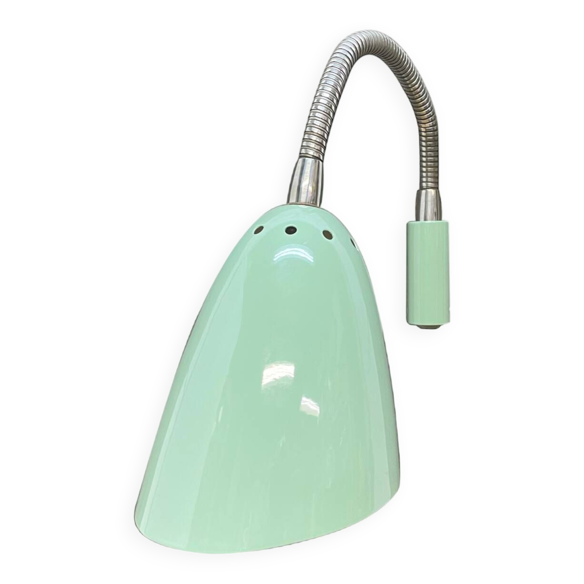 Green wall lamp, 60's