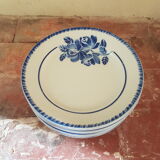 Blue ceramic plates