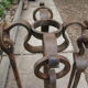Accessoires fer forgé cheminée ancienne