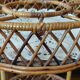 Rattan serving table