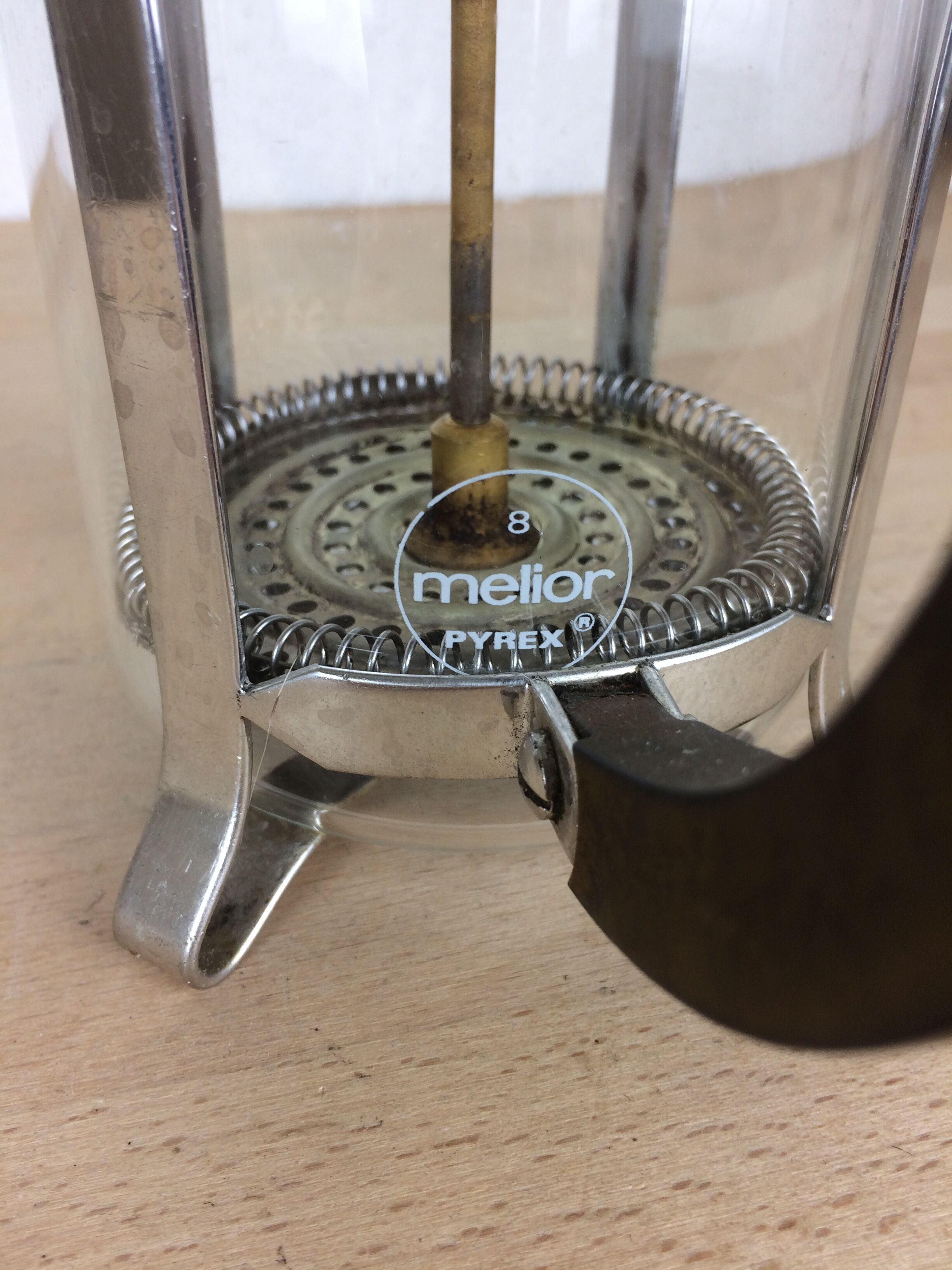 Melior Piston Coffee Maker 8 Cups Pyrex