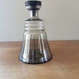 Art Deco smoked glass carafe