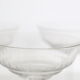 Ensemble de 6 coupes à champagne en cristal gravé