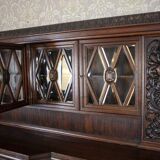 Interwar Oak Sideboard in Dark Brown, 1930s
