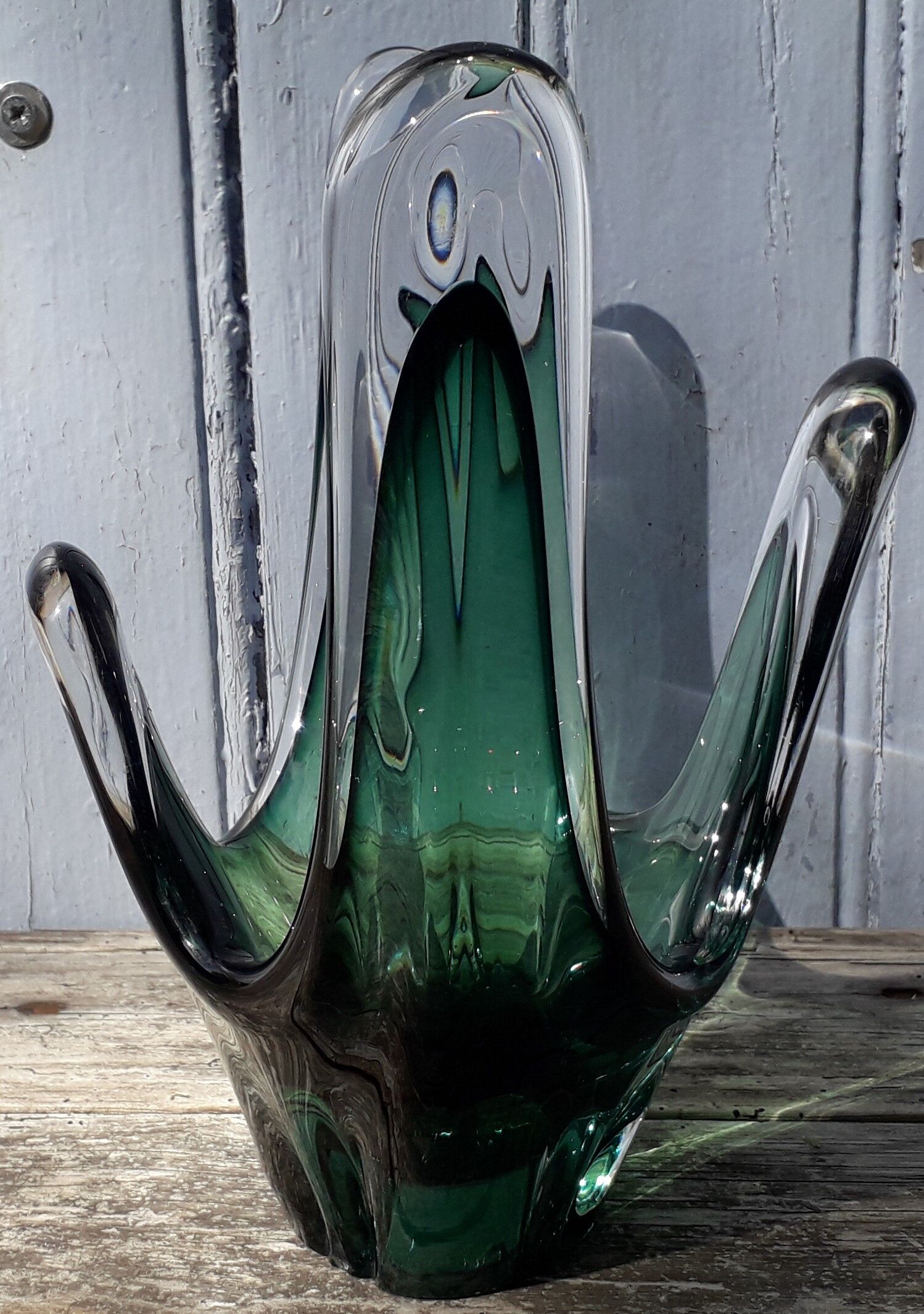 Glass center table