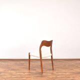 Chaises Modèle 71 en Teck par Niels Otto (NO) Møller pour JL Møllers, 1950