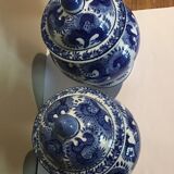 Pair of covered pots