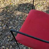 6 chairs from the 80s, metal structure