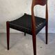 Dining Chair – Teak & Black Danish Cord,  1960