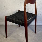 Dining chair – Teak and black Danish cord, 1960