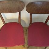 Lot of two chairs bistro Thonet 1950