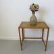 Side table, rattan couch end 60s 70s