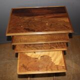 Nested Tables by Emile Gallé around 1900