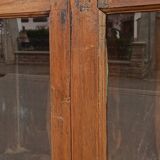 Armoire ancienne vitrée en bois