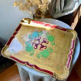 Large Florentine wooden tray