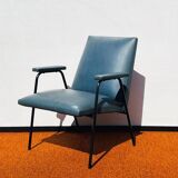 Pair of armchairs model Robert by Pierre Guariche for Meurop. Vintage 60s.