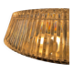 Flush mount crystal glass ceiling light from the mid-century, 1960s, Germany