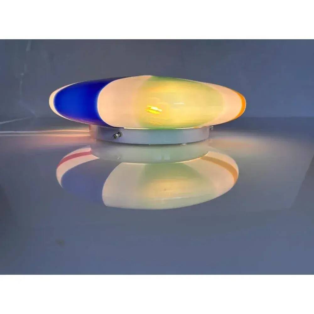 Italian Swirls Murano Glass Wall Sconce by Simoeng