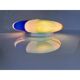 Italian Swirls Murano Glass Wall Sconce by Simoeng