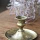 Vintage brass candle holder